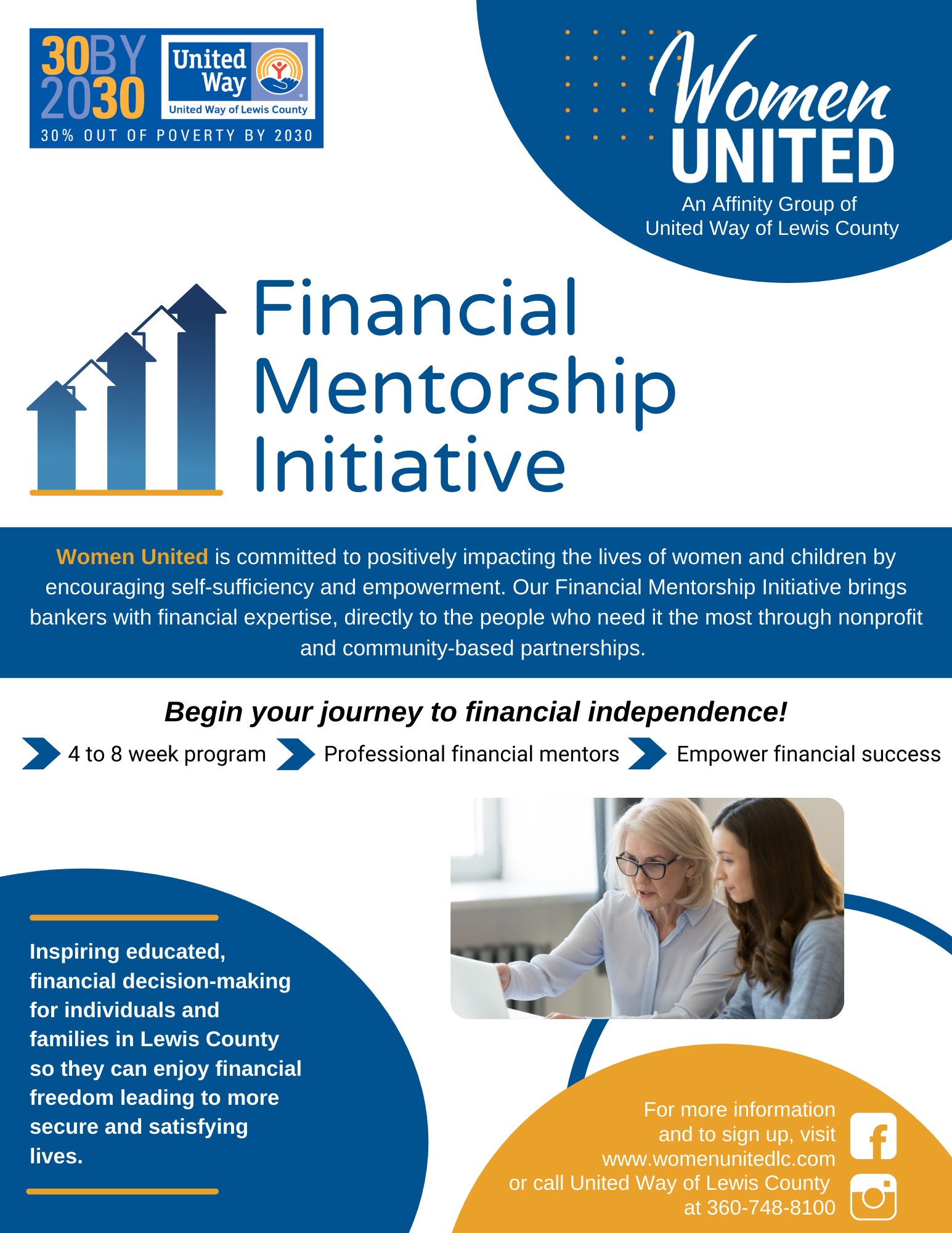 Financial Mentorship Initiative flyer